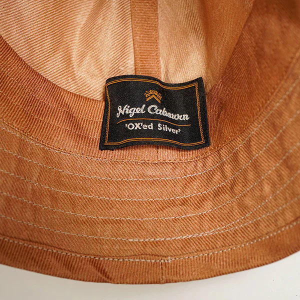 OX'ED SILVER / FISHERMAN HAT KAKISHIBU LINEN / BROWN - Image 4