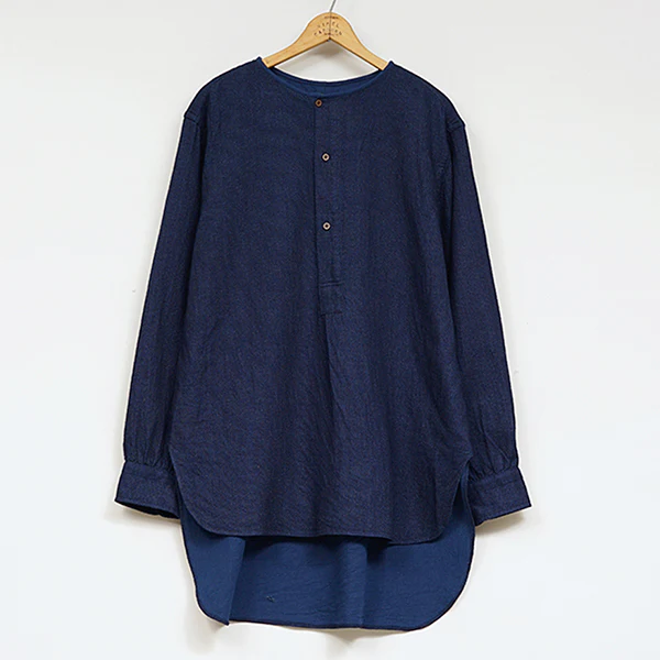 OX'ED SILVER / MASTER MAISON SHIRT INDIGO / INDIGO - Image 2