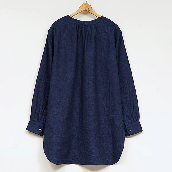 OX'ED SILVER / MASTER MAISON SHIRT INDIGO / INDIGO - Image 3