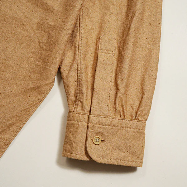 OX'ED SILVER / RANCH WORKER SHIRT BROWN COTTON / BROWN - Image 7