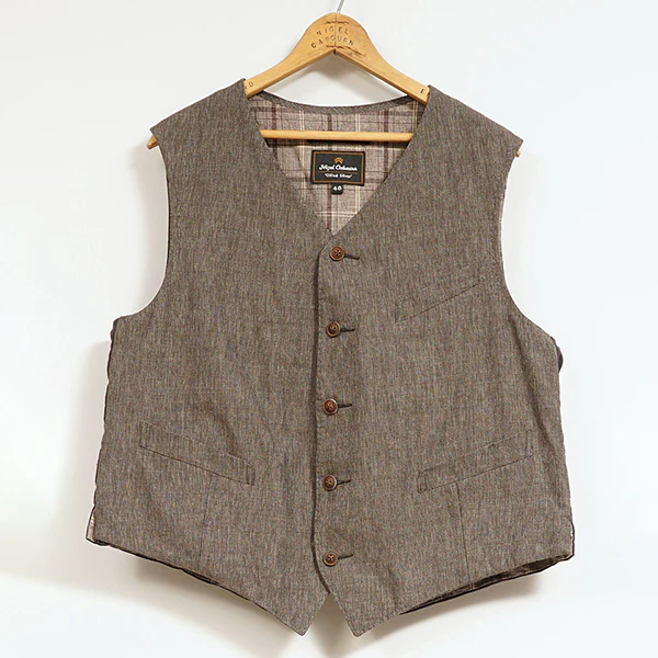 OX'ED SILVER / RANCH WORKER VEST / GRAY - Image 2