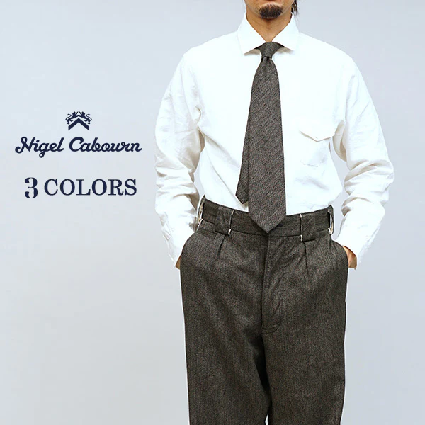 OX'ED SILVER / WIDE WORK TIE