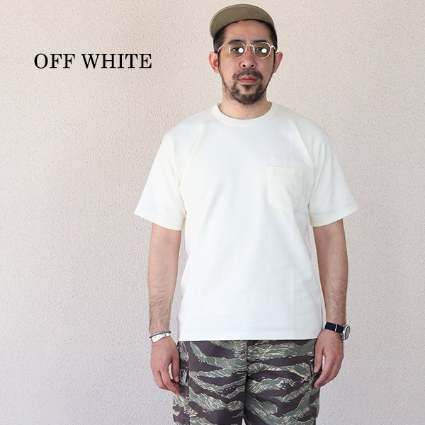 POCKET T-SHIRT SHORT SLEEVE / VINTAGE STYLE HEAVY WEIGHT JERSEY - Image 2