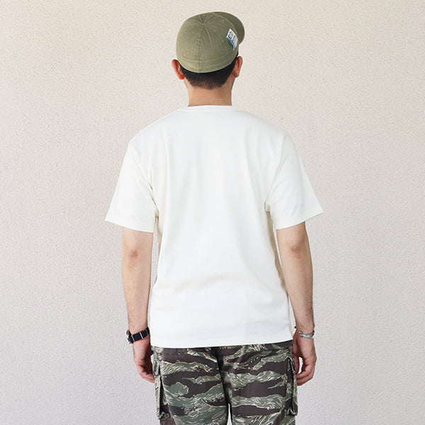 POCKET T-SHIRT SHORT SLEEVE / VINTAGE STYLE HEAVY WEIGHT JERSEY - Image 4