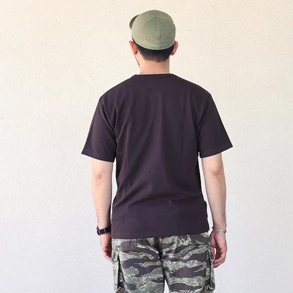POCKET T-SHIRT SHORT SLEEVE / VINTAGE STYLE HEAVY WEIGHT JERSEY - Image 8