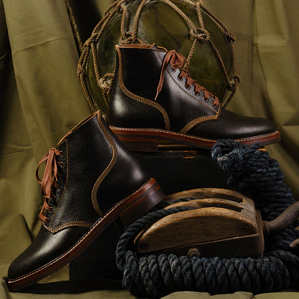 CHRISTMAS 2024 LIMITED EDITION / M-43 SERVICE SHOES / HORWEEN WAXED FLESH / DARK BROWN - Image 10