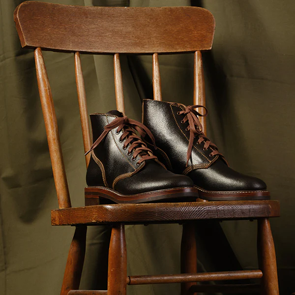 CHRISTMAS 2024 LIMITED EDITION / M-43 SERVICE SHOES / HORWEEN WAXED FLESH / DARK BROWN - Image 9