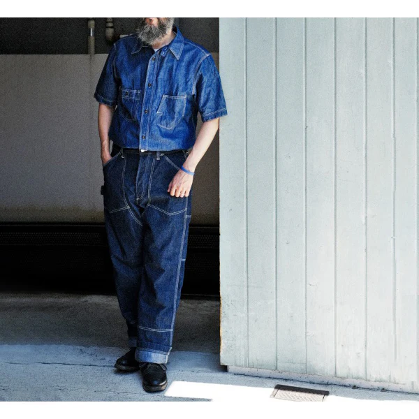 PRE-ORDER 2026 / Lot 102 DENIM OVERALLS / THE IRONALL FACTORIES CO. / 10oz INDIGO DENIM - Image 2