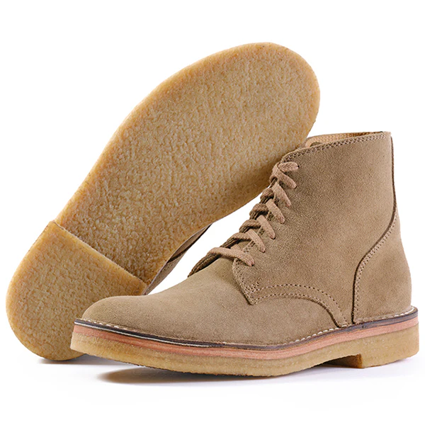 PRE-ORDER 2026 / SAHARA BOOTS KHAKI / JAPANESE SUEDE - Image 3