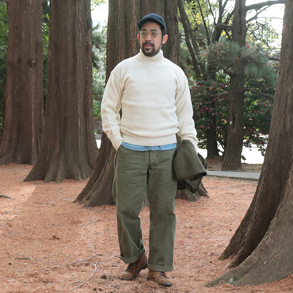 R.A.F. AIRCREW SWEATER / WHITE - Image 5
