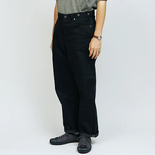 RAILMAN DENIM PANT BLACK DENIM / 5 POCKET JEANS BLACK