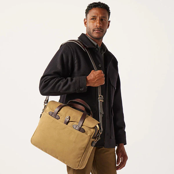 RUGGED TWILL ORIGINAL BRIEFCASE / TAN