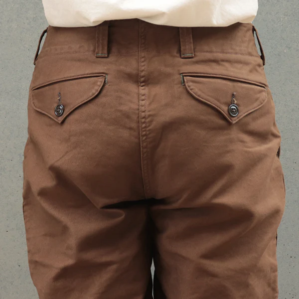 S-8 AVIATORS TROUSERS / ORIGINAL HIGH DENSITY JUNGLE CLOTH / SEPIA BROWN - Image 8