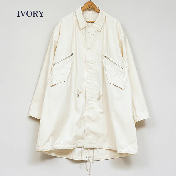 SALE / 1950s SHELL COAT/ COTTON NYLON PIN OX - Image 2