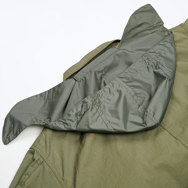 SALE / 1950s SHELL COAT/ COTTON NYLON PIN OX - Image 7