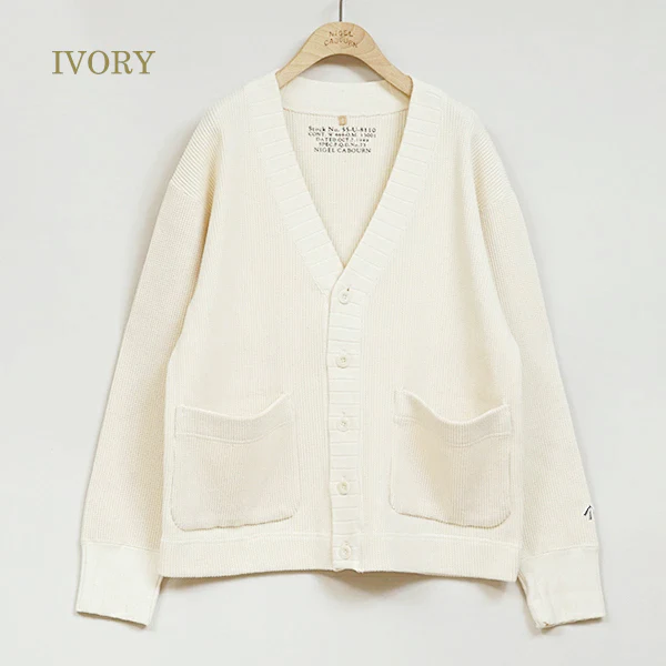 SALE / ARMY CREW JERSEY MIX CARDIGAN - Image 15