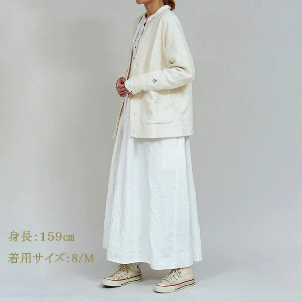 SALE / ARMY CREW JERSEY MIX CARDIGAN - Image 16