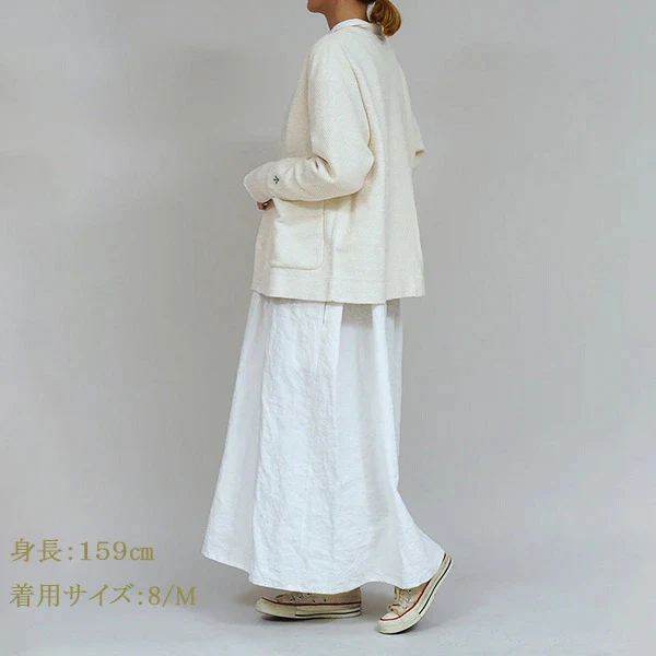 SALE / ARMY CREW JERSEY MIX CARDIGAN - Image 17