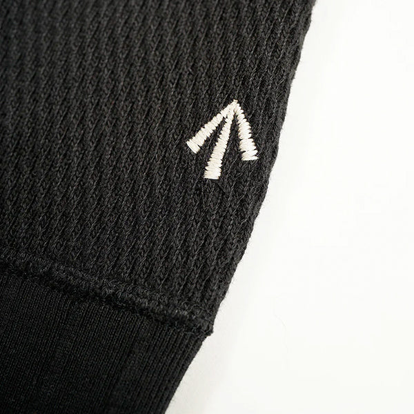 SALE / ARMY JERSEY MIX CARDIGAN / BLACK - Image 12