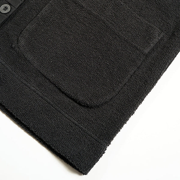SALE / ARMY JERSEY MIX CARDIGAN / BLACK - Image 9