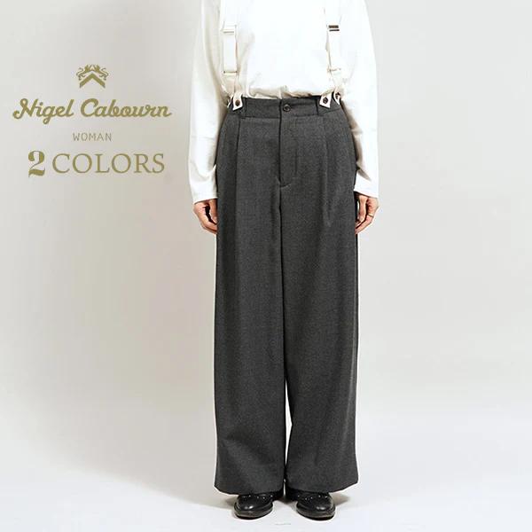 SALE / GENTLEMAN PANT WOOL SERGE