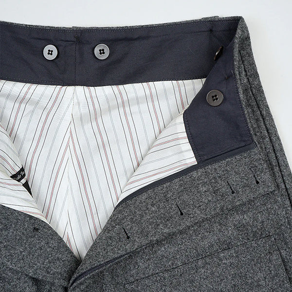 SALE / LE5 MALLORY PANT / FOX BROTHERS / GRAY - Image 3