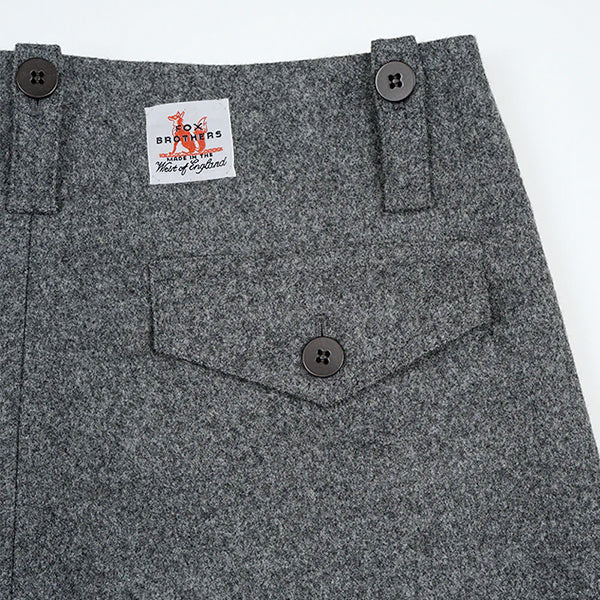 SALE / LE5 MALLORY PANT / FOX BROTHERS / GRAY - Image 6