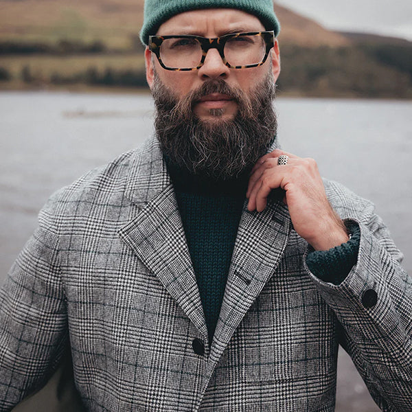 SALE / LE5 SANDY IRVINE JACKET CHECK / FOX BROTHERS FABRIC - Image 17
