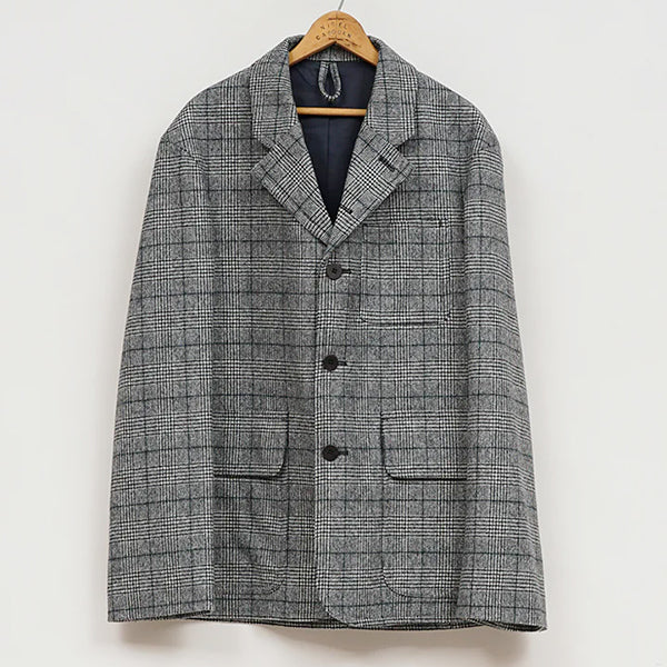 SALE / LE5 SANDY IRVINE JACKET CHECK / FOX BROTHERS FABRIC - Image 2