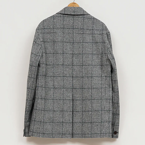 SALE / LE5 SANDY IRVINE JACKET CHECK / FOX BROTHERS FABRIC - Image 3