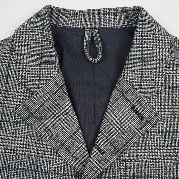 SALE / LE5 SANDY IRVINE JACKET CHECK / FOX BROTHERS FABRIC - Image 4