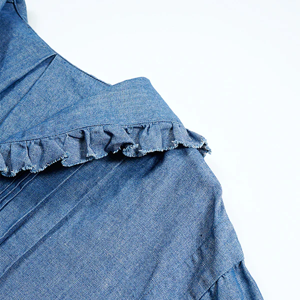 SALE / MARINE BLOUSE / COTTON LINEN - Image 10