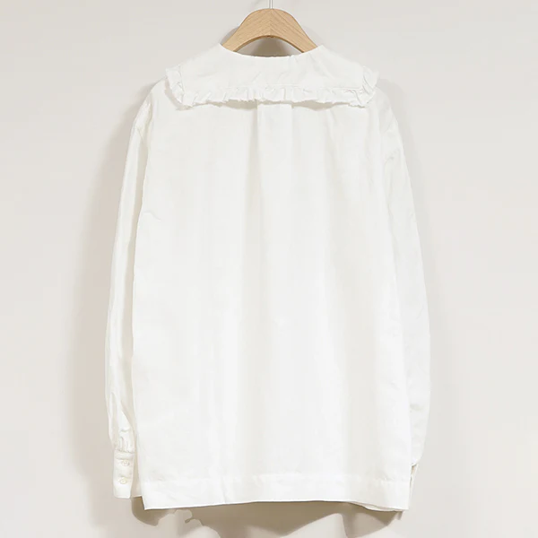 SALE / MARINE BLOUSE / COTTON LINEN - Image 3
