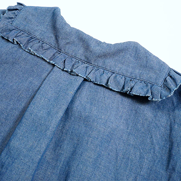 SALE / MARINE BLOUSE / COTTON LINEN - Image 9