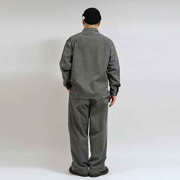 SALE / PARATROOPER SHIRT PIGMENT / CHARCOAL GRAY - Image 11