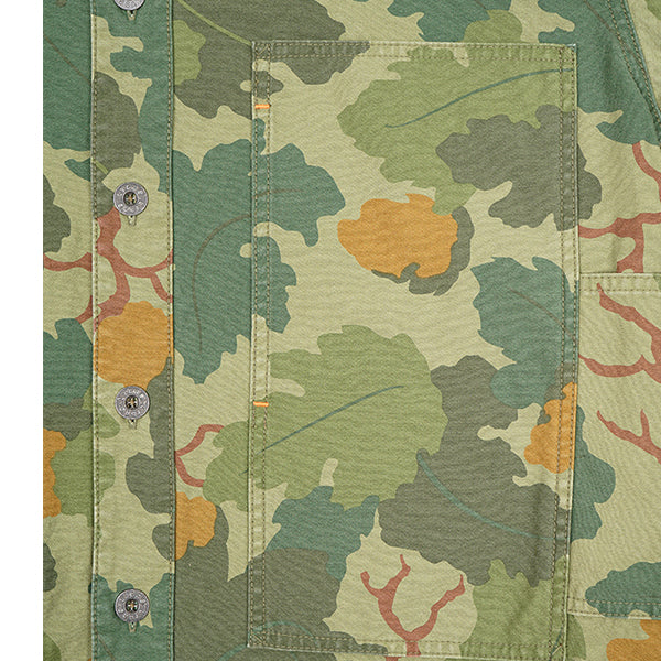 SALE / UTILITY OVERSHIRT / GREEN - Image 12