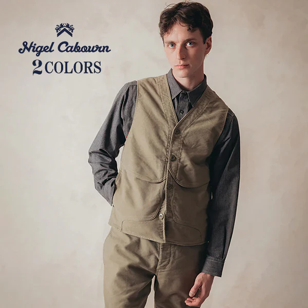SALE / WORK VEST MOLESKIN