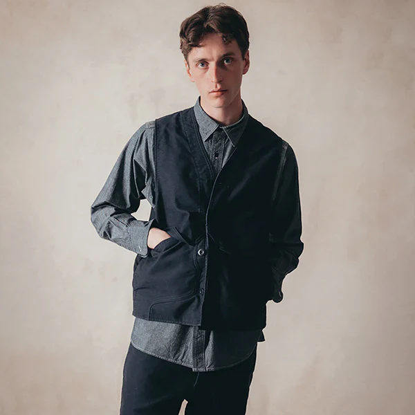 SALE / WORK VEST MOLESKIN - Image 11