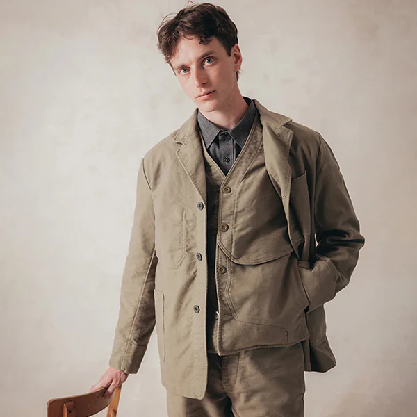 SALE / WORK VEST MOLESKIN - Image 3