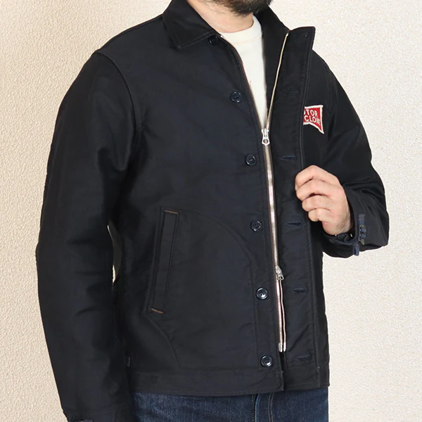 DECK WORKER JACKET CUSTOM MODEL / SCREAMING EAGLE/ NAVY - Image 11