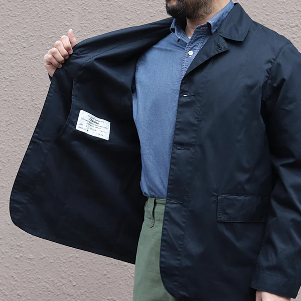 SHERRY TRAVELERS SPORTS COAT / HIGH DENSITY COTTON GABARDINE / MIDNIGHT NAV - Image 11