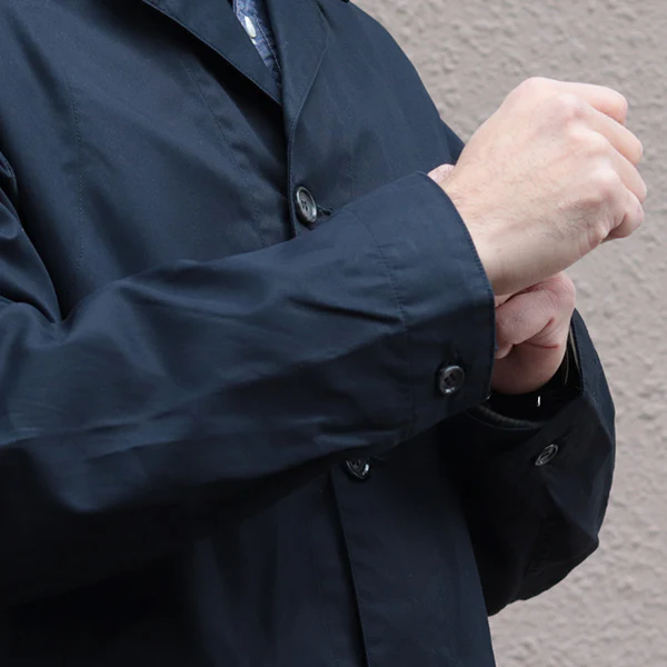 SHERRY TRAVELERS SPORTS COAT / HIGH DENSITY COTTON GABARDINE / MIDNIGHT NAV - Image 9