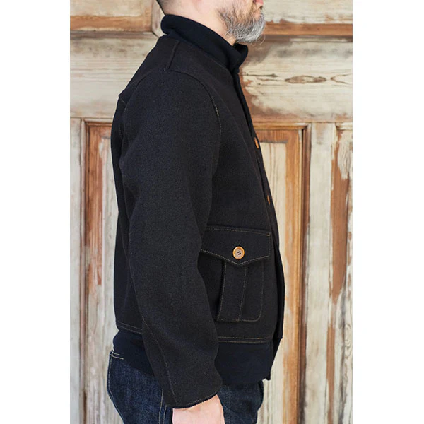 SPECIAL ORDER / SKAGIT JACKET / 1920-1930s OUTDOOR STYLE CLOTHING / IRON BLACK - Image 3