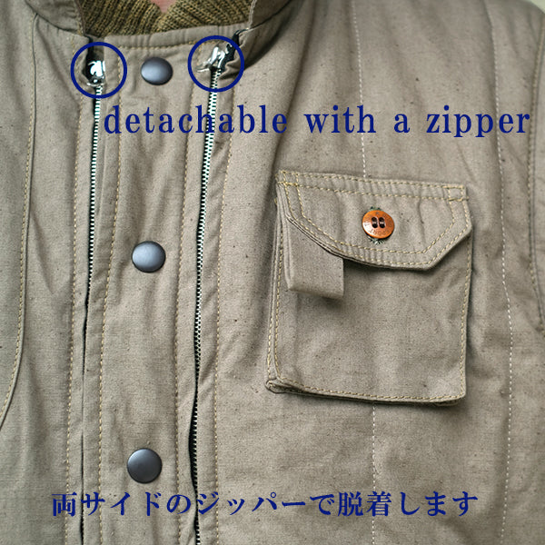 SKYKOMISH / 3-IN-1 INSULATION JACKET / NEPPED WEATHER CLOTH / OLIVE DRAB - Image 21