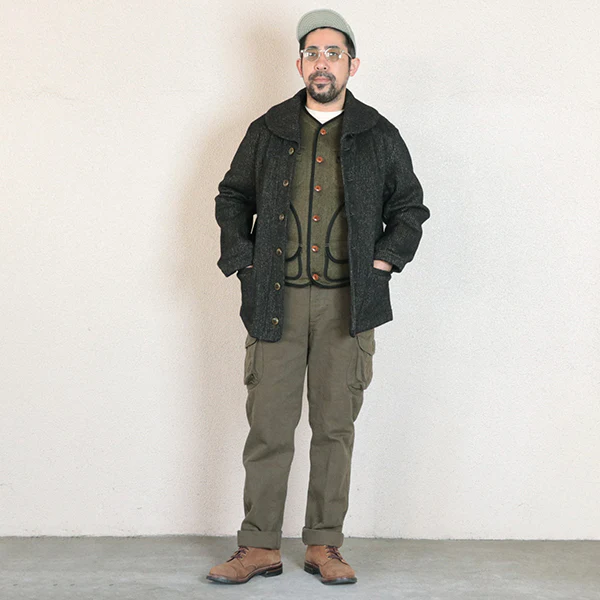 SPECIAL EDITION / TIMBER CRUISER TROUSERS / 13oz YARN-DYED COTTON DUCK / OLIVE - Image 5