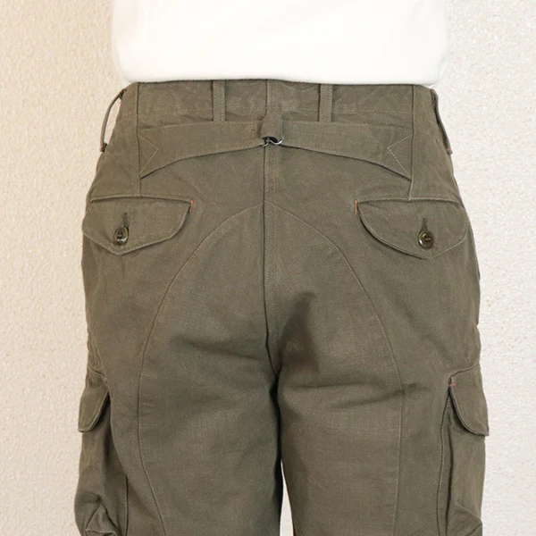 SPECIAL EDITION / TIMBER CRUISER TROUSERS / 13oz YARN-DYED COTTON DUCK / OLIVE - Image 8