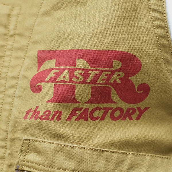 SPEED ENGINEER SLEEVELESS COAT / THROTTLE RACING / KHAKI - Image 6