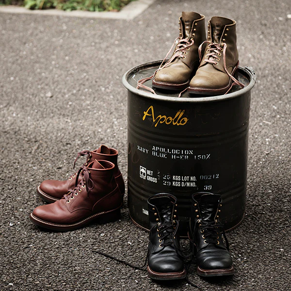 STEELGANG SW BOOTS / BADALASSI CARLO / VEGETABLE TANNED LEATHER / BLACK - Image 10