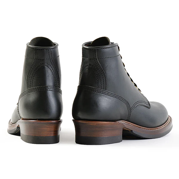STEELGANG SW BOOTS / BADALASSI CARLO / VEGETABLE TANNED LEATHER / BLACK - Image 4