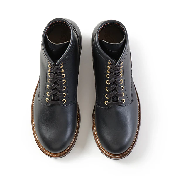STEELGANG SW BOOTS / BADALASSI CARLO / VEGETABLE TANNED LEATHER / BLACK - Image 5